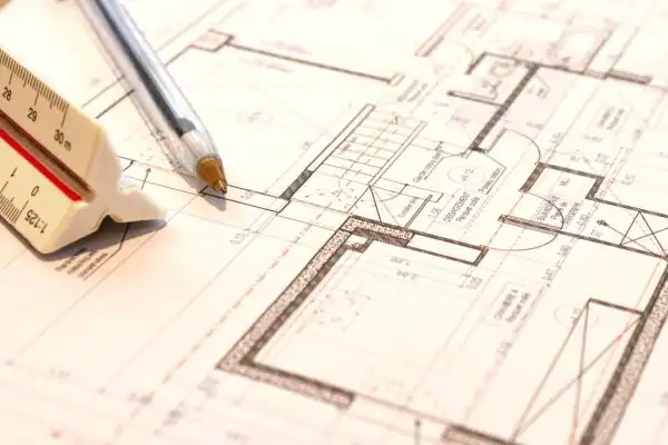 Image of architect East Grinstead drawings